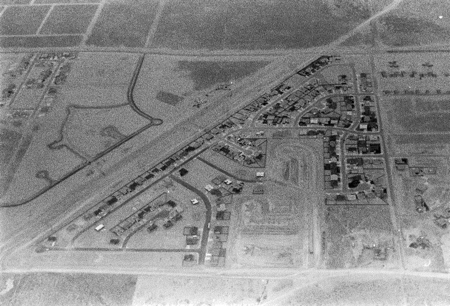 An aerial view of Taylor Ranch in 1977. 